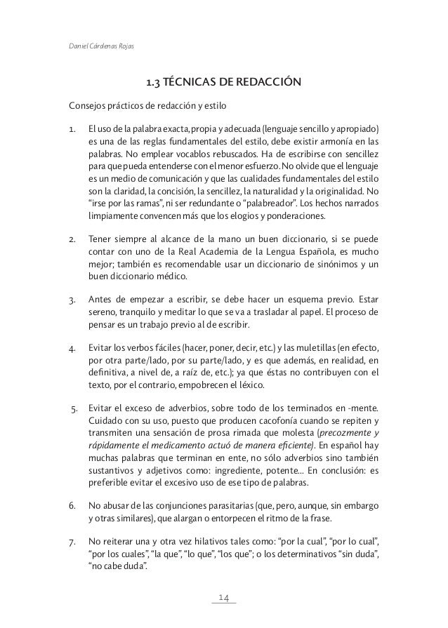 Manual de redacción - Escribir no es lo mío